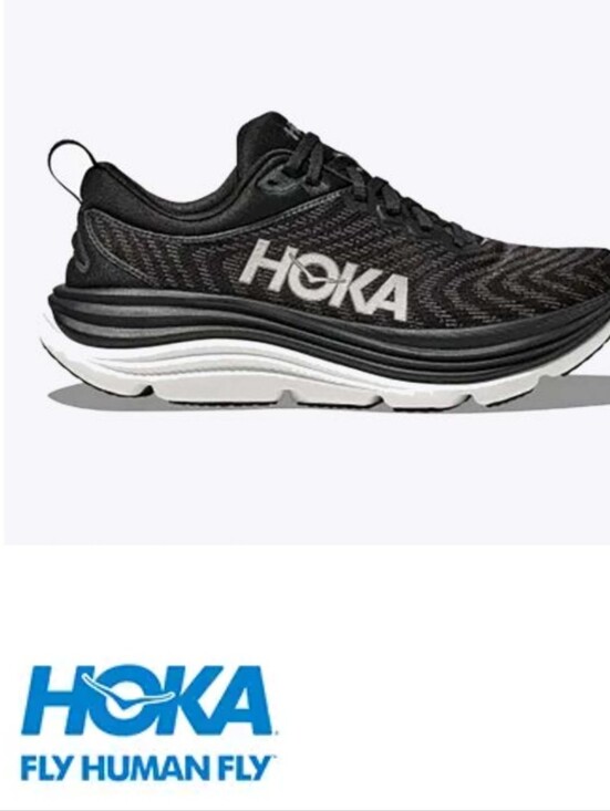 Hoka Other - Hoka 11D Gaviota 5 Black and White Men's Athletic Running Shoes